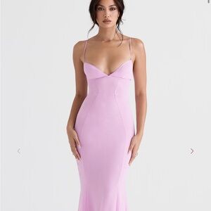 House of CB Loren Pink Maxi Dress